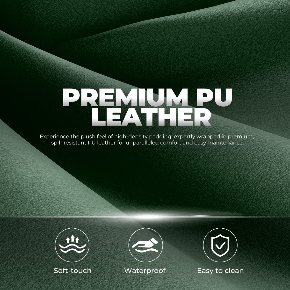 GTPLAYER Gamingstoel met 160° Verstelbare Rug - Groen - afbeelding 2