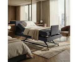 Mörgenn Elektrisch Verstelbaar Hooglaag Bed Robuusto - Antraciet - 160x200