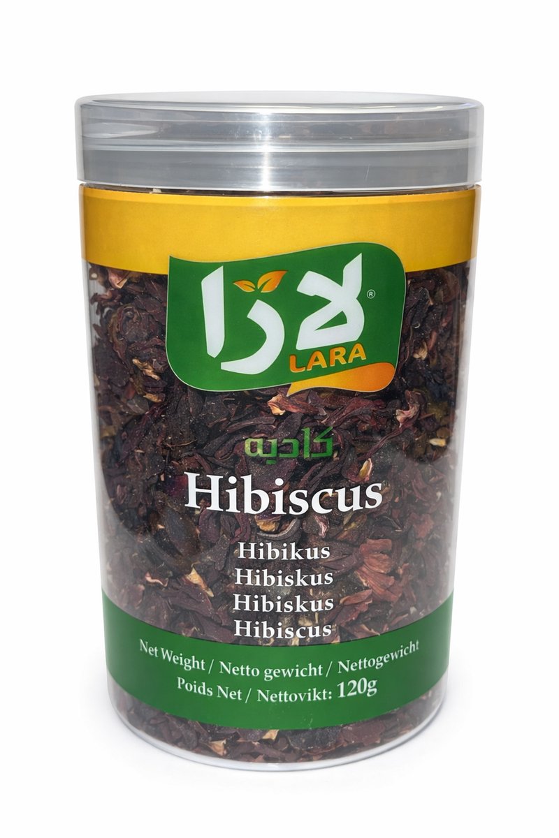 Lara Losse Hibiscus Bladeren 2x120 Gram - Losse Theebladeren - Thee