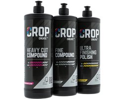 CROP Polijstmiddel Set - 3 x 1 liter per compound - Professional Car Detailing