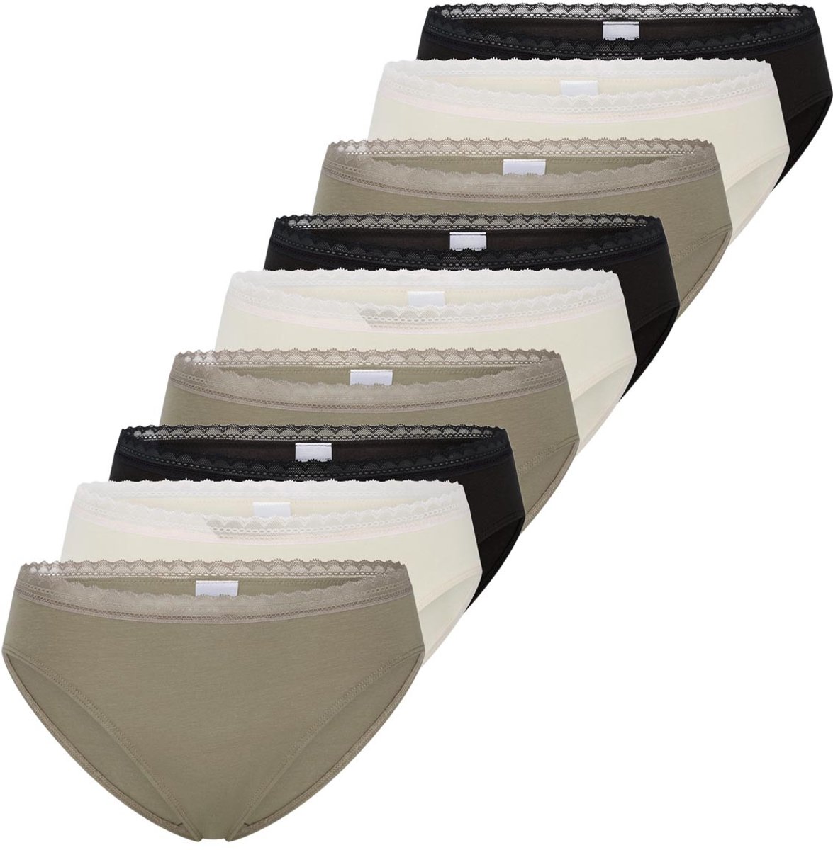 Schiesser Dames riosslip 9 pack Modern Multipacks