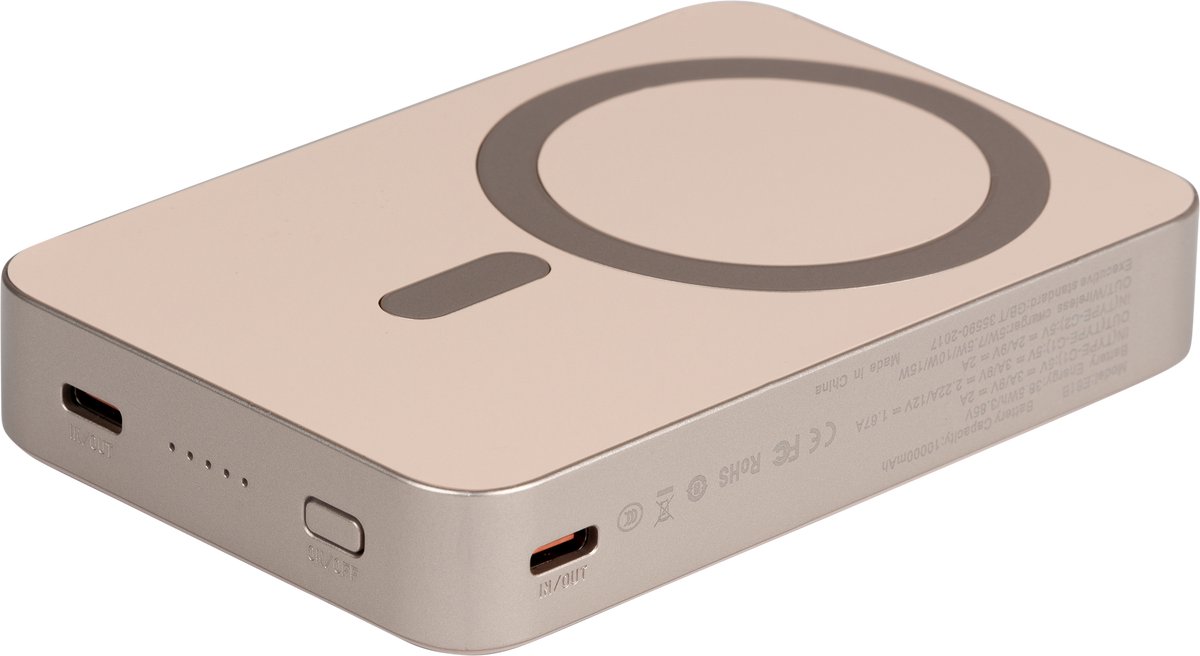 Avianta Magnetische Powerbank 10.000 mAh Draadloze Snellader - afbeelding 2