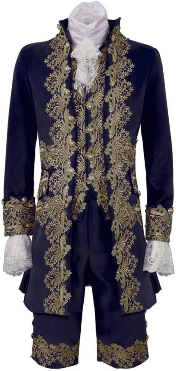 Klassiek Herenkostuum Victoriaanse Stijl Tudor Rococo voor Feest en Evenementen