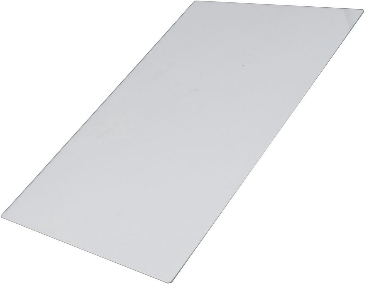 Universele glazen plank voor koelkast en vriezer 460 x 285mm