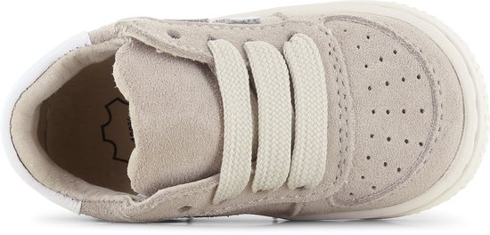 Shoesme Bn25s002 Baskets pour femmes - Baskets en cuir - Unisexe - Beige - Taille 22