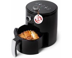 Aurixi® Mini airfryer - Airfryer - Airfryer klein - Zwart - ‎27cm x 27cm x 32cm