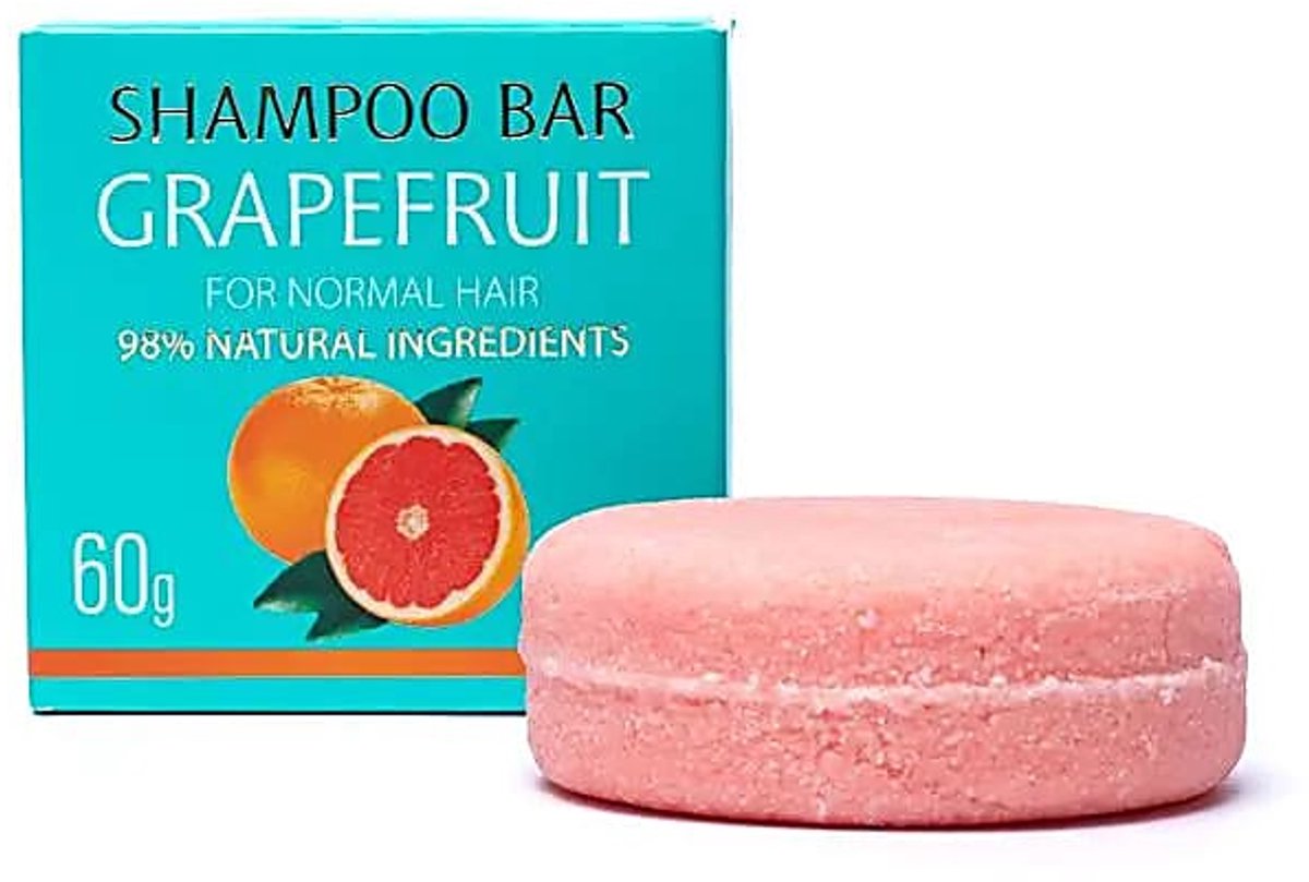 Natural shampoo bar grapefruit – 60 gram