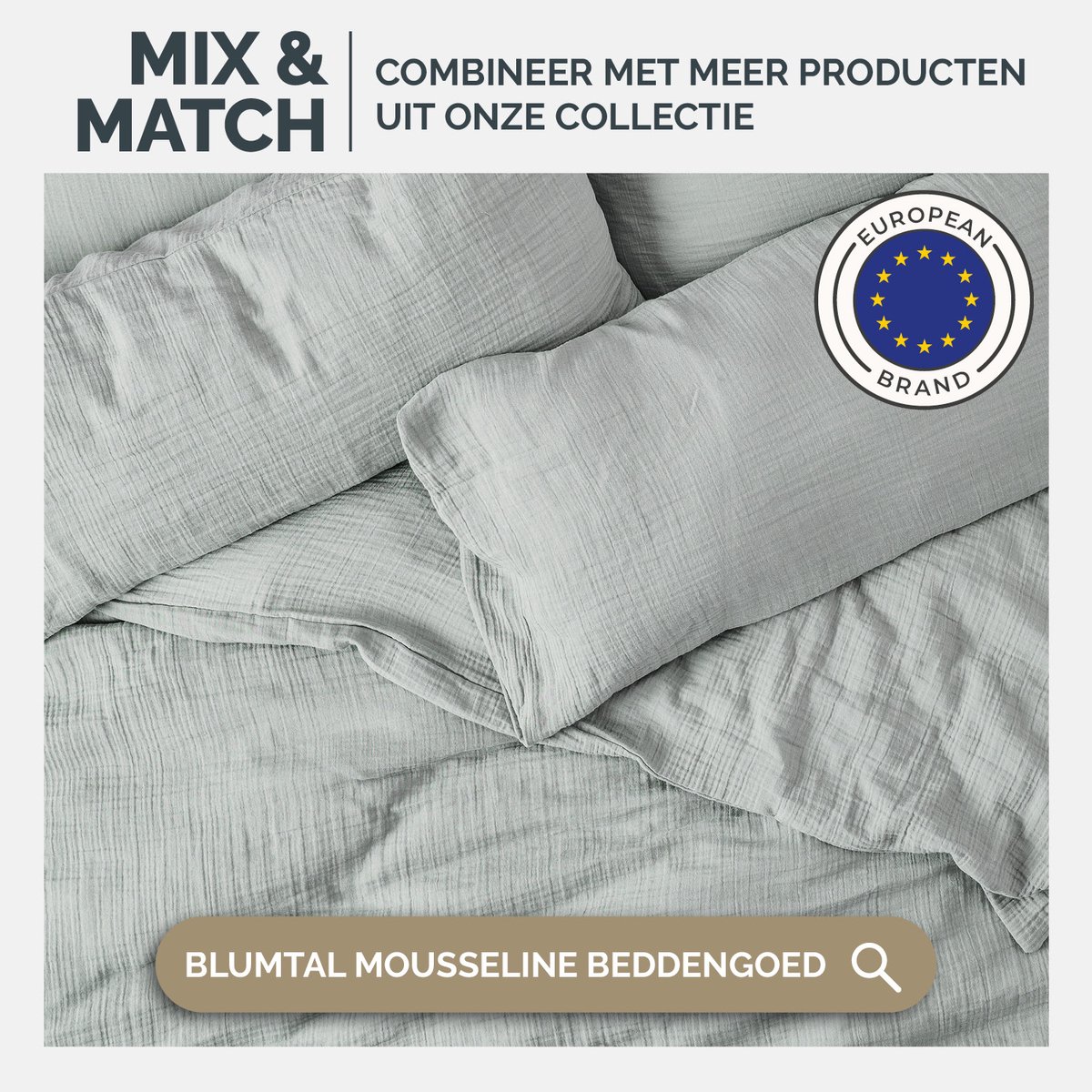 Blumtal Bedsprei Katoen Mousseline - OEKO-Tex gecertificeerd - Lichtgewicht sprei - 200 x 230 cm - Beige — cadeau in Wonen & Interieur - foto 7