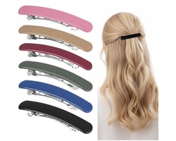 6 stuks - Haarspeld - Dames Haarclips - Haarclip - Haar Accessoire - Kappers Haarklemmen - Franse Haarclips - haarstylingaccessoires - haarstyling clips - haarstyling tools - multifunctionele haarclips - voor een half opgestoken kapsel - 9 cm