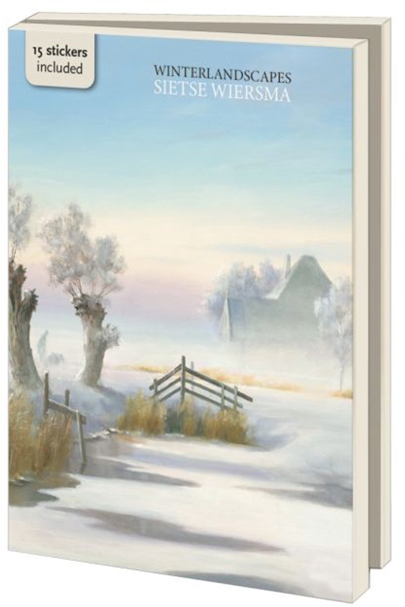 Kaartenmapje met env, groot LMC0492 Winterlandscapes, Sietse Wiersma