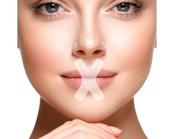 60 pleisters (30 vellen) Corrector voor mondademhaling tegen snurken - mondafdichtende pleister - hulpmiddel ter voorkoming van snurken door de mond - mondafdichtende lippleister