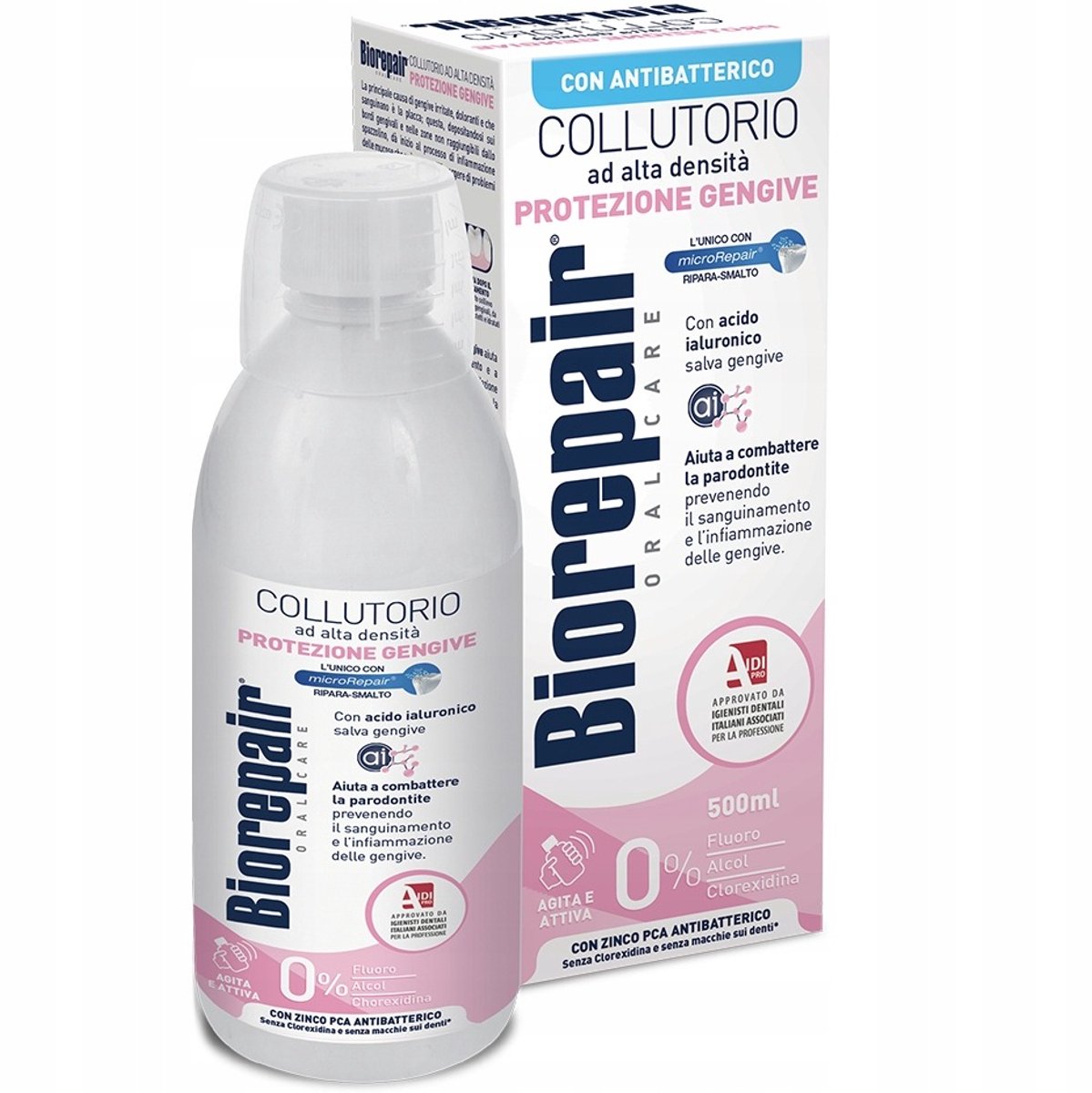 BioRepair Gum Protection – Mondspoeling – Tandvleesverzorging – Alcoholvrij – 500 ml