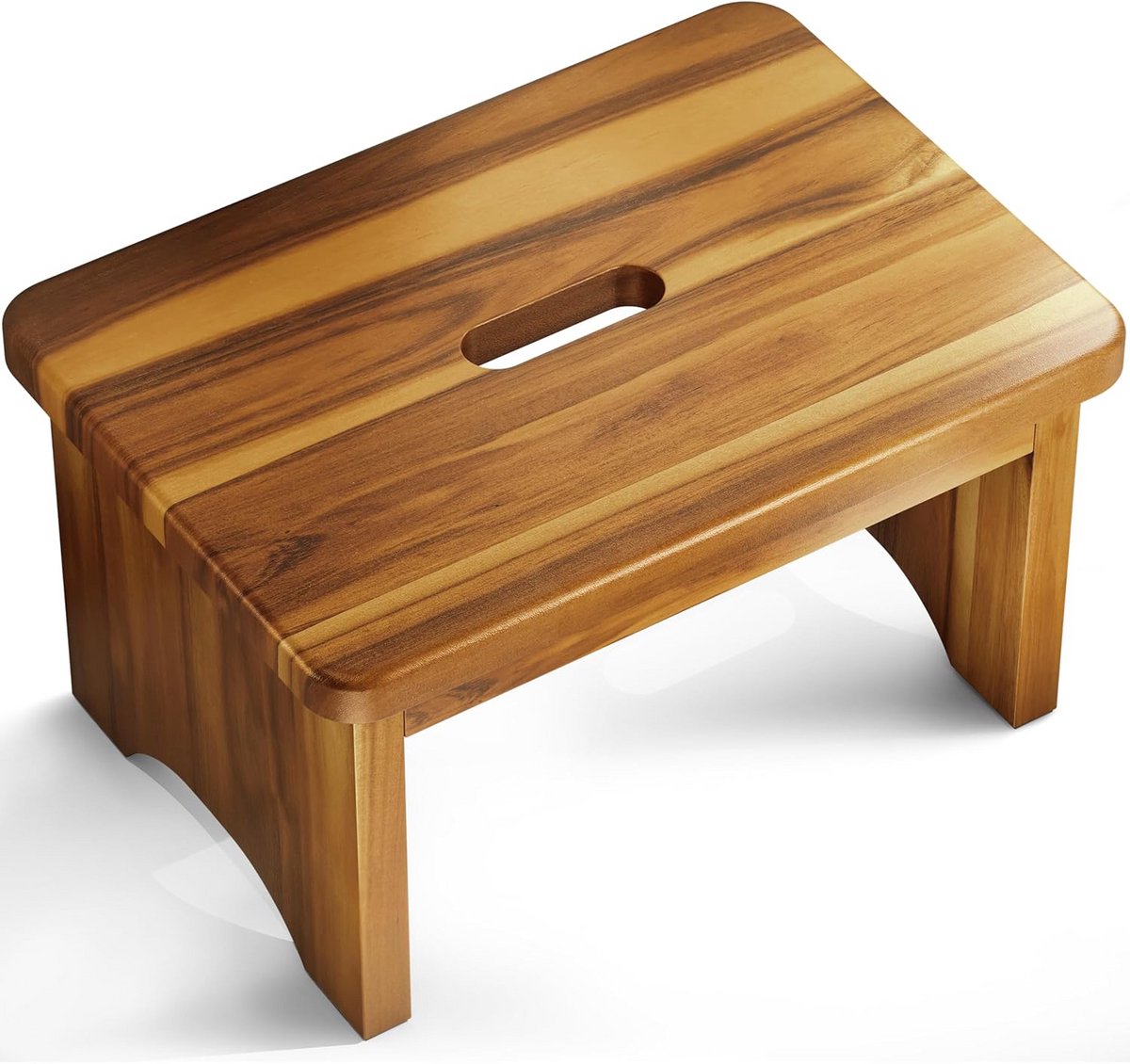 Houten Opstapkruk Robuust en Draagbaar 20 cm