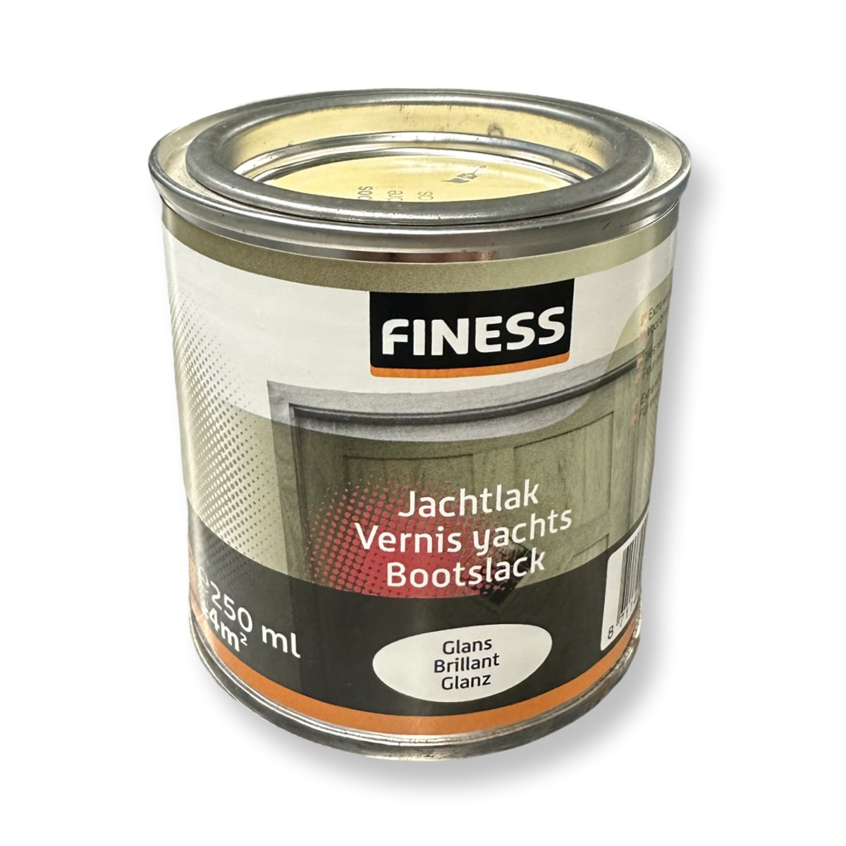 Finess Yachtlak 250 ml bi/bu kleurloos