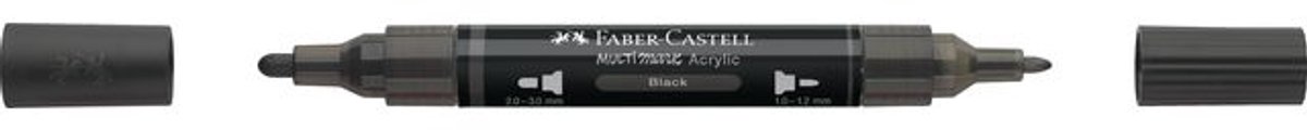 Acrylmarker Faber Castell Multimark 199 black - FC-185999