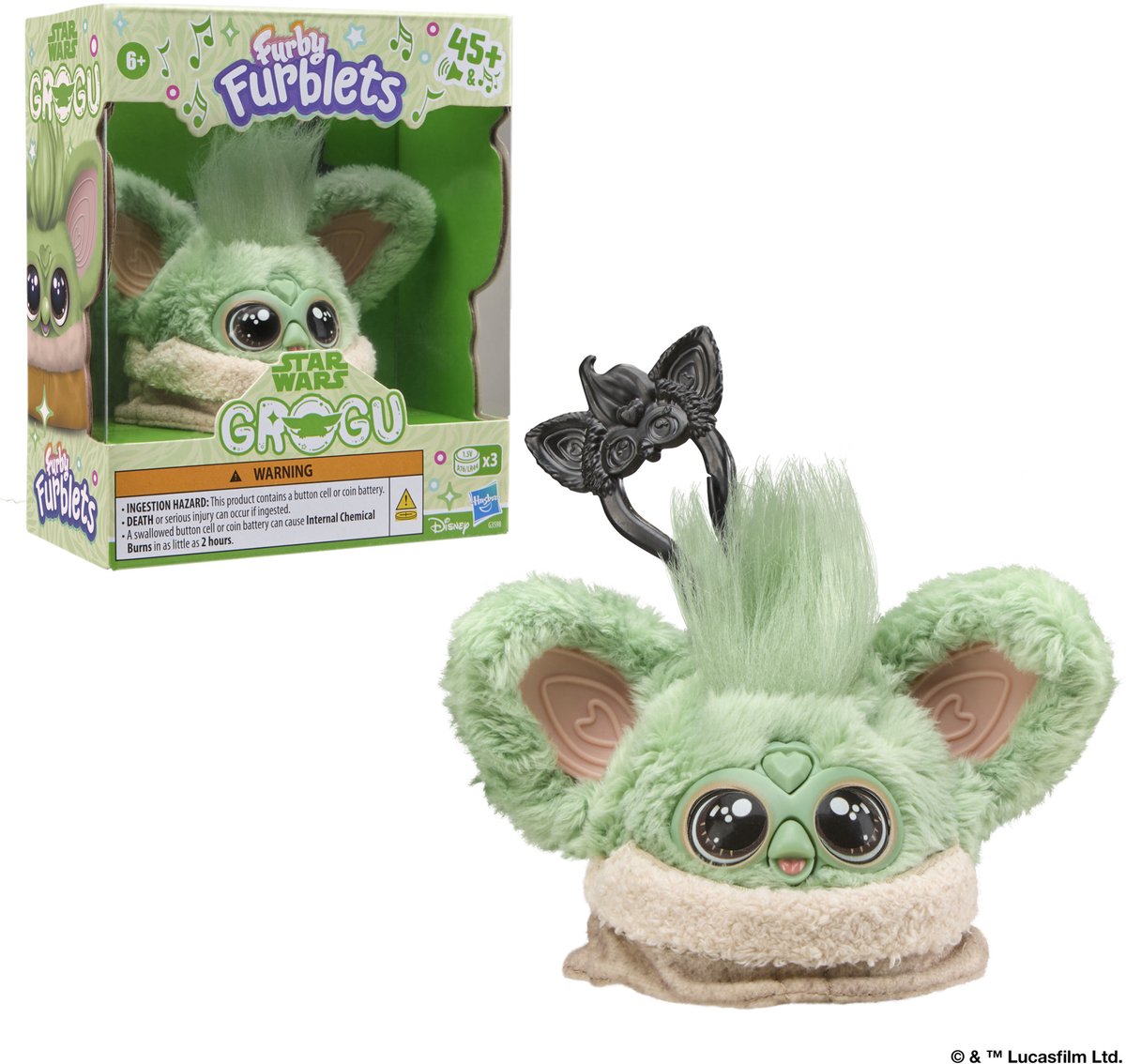 Hasbro Furby furblets star wars grogu - elektronische miniknuffel