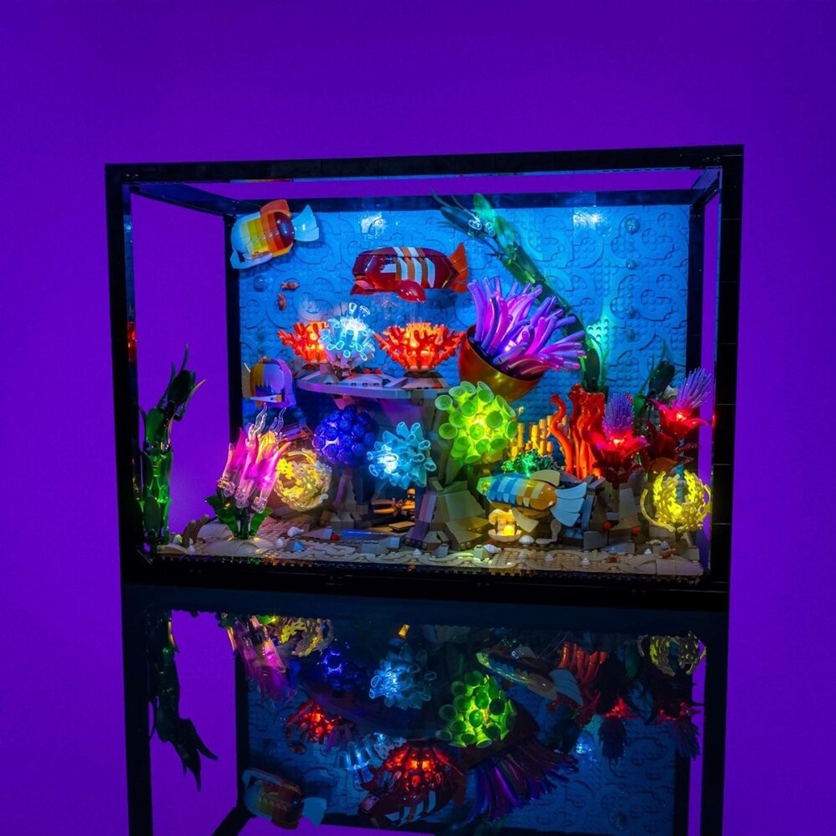 LMB 2.0 - Verlichtingsset geschikt voor LEGO® 10366 Tropisch Aquarium.