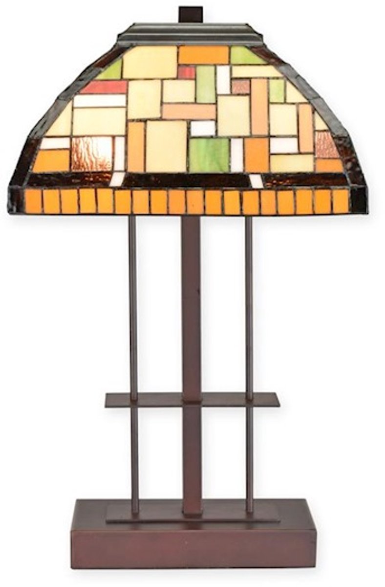 Tiffany stijl tafellamp 57 cm hoog