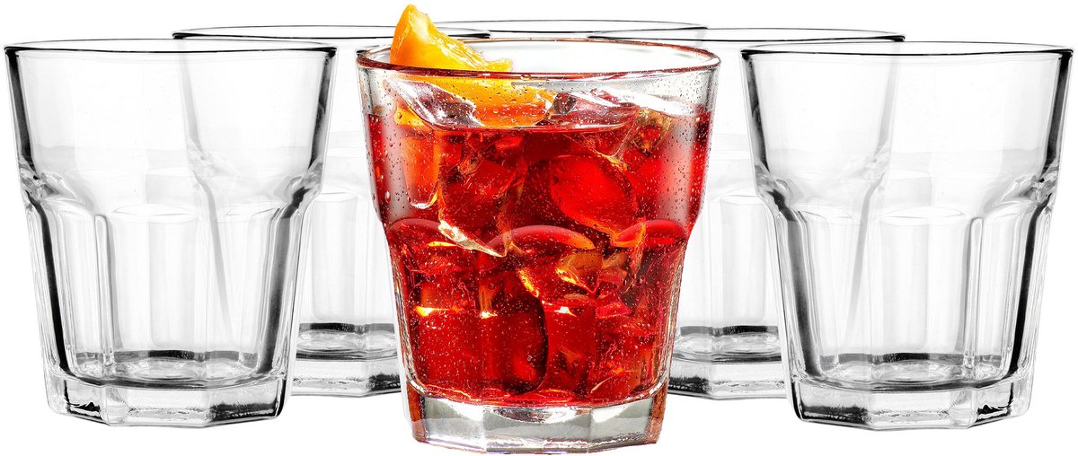 Glasmark Waterglazen - 6x - Krakau - 305 ml - glas - drinkglazen