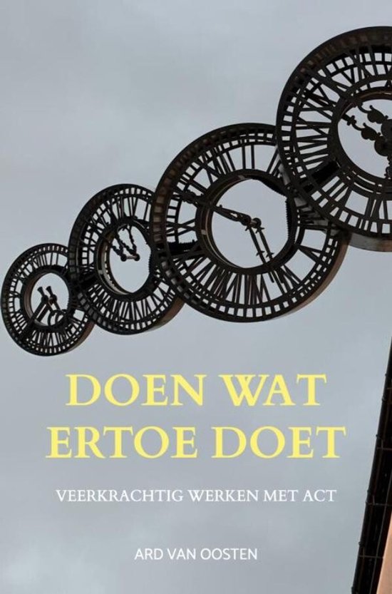 Doen wat ertoe doet - cover