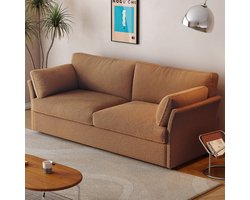 Guyii ComfortLine - 3-zits Bank - 186 cm Breed- Modern Design - Bruin bank