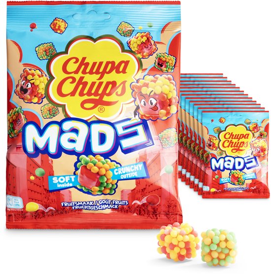 Chupa Chups Mads - Snoep - Fruit- 12x115g