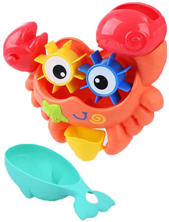Playgo badspeelgoed krab met zuignappen voor in bad - kleurrijk waterspeelgoed. van Playgo — afbeelding 3