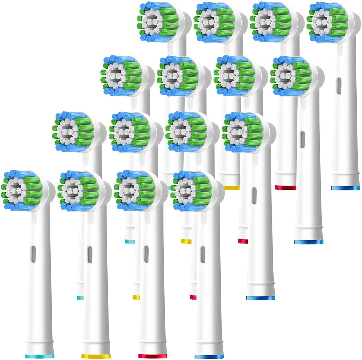 Precision Clean Opzetborstels, compatibel met Oral B elektrische tandenborstels, 16 stuks