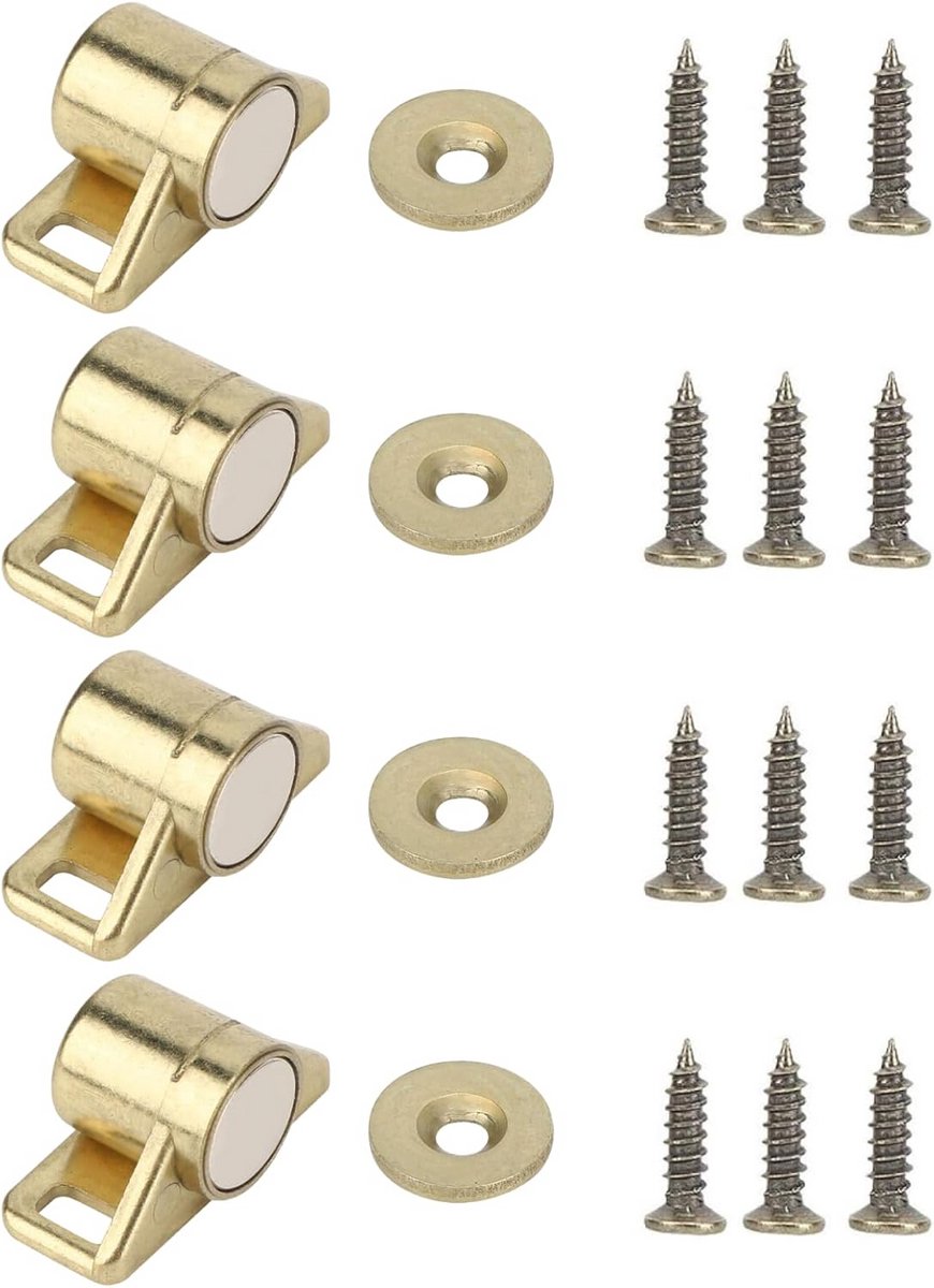 Magnetische Deurvanger 4 Stuks voor Kastdeuren en Kleerkasten