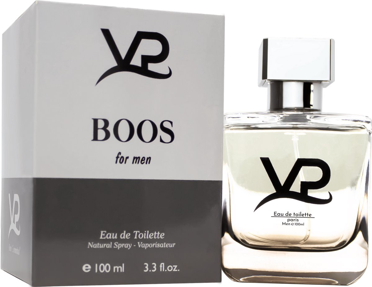 VP Boos Eau de Toilette Herenparfum 100 ml – Krachtige, Klassieke en Langdurige Herengeur