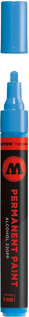 Molotow - 220PP 4mm Marker Shock Blue Middle