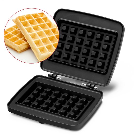 Frifri FM001 Verwisselbare bakplaat- Belgische Wafels 4x6