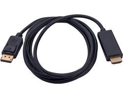 DisplayPort naar HDMI Kabel 1.8 Meter 4K – DP naar HDMI Kabel – DisplayPort HDMI Kabel voor PC, Laptop, Monitor en TV