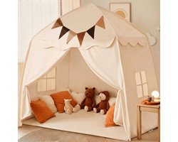 Homeblend Speeltent Kinderen 150x100x150cm - Speelhuisje Jongens & Meisjes - Speelkasteel - Tent voor kinderen - Groot - Opvouwbaar & Wasbaar - Binnen & Buiten Speelgoed voor Peuter & Kind