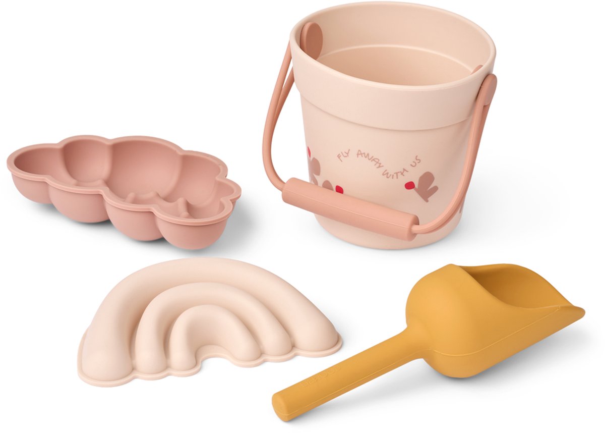 Liewood Kit Mini Butterfly Beach Set - Strandemmer - Butterfly / Apple blossom