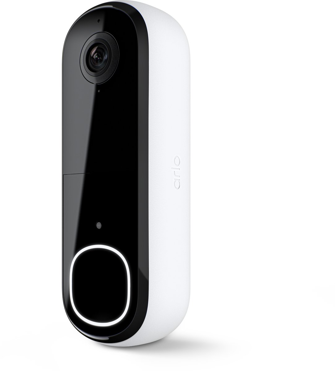 Arlo 2K draadloze video deurbel met camera, 1 deurbel, wit - afbeelding 2