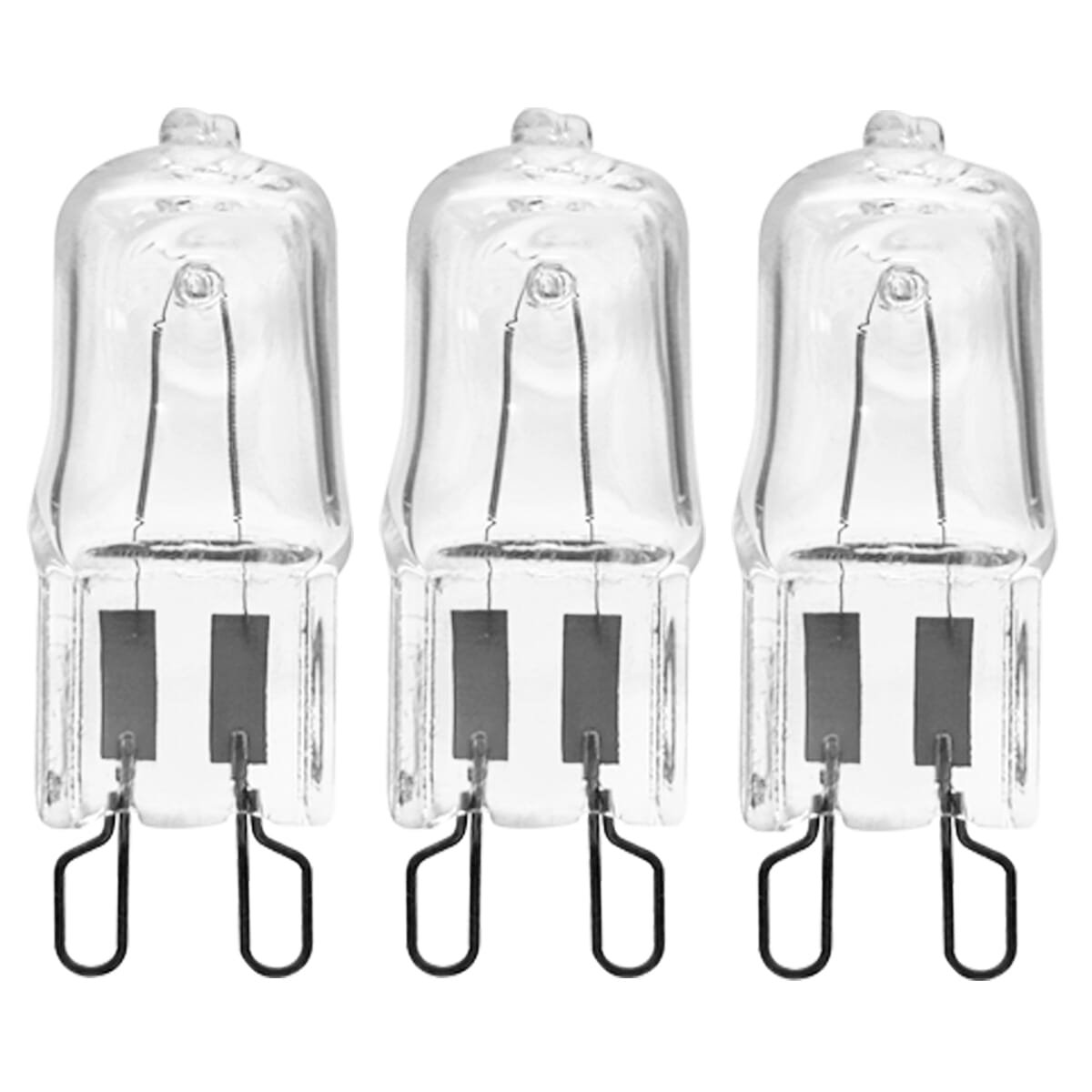 Modee Ovenlamp Halogeenlamp G9 40W 300 Graden - 490lm 230V - Warm Wit Licht - Dimbaar - 3 stuks