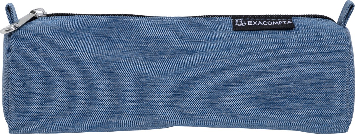 Exacompta 6x Pennenetui halfrond denim - Geassorteerd - 52780E