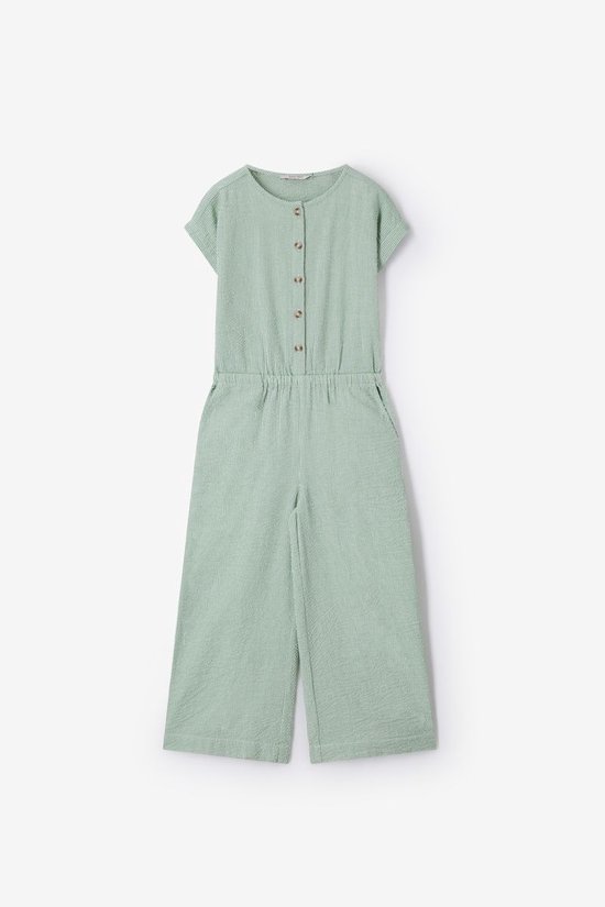 Groene Gestreepte Jumpsuit