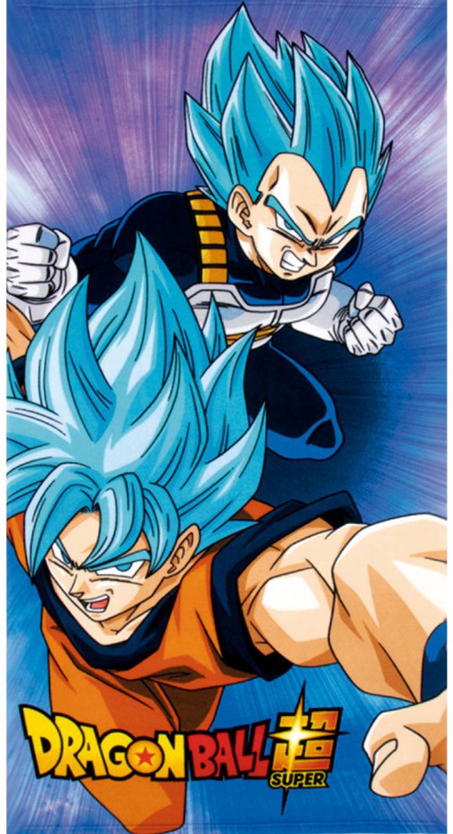 Dragon Ball Super Strandlaken - Badlaken - Microvezel - Sneldrogend - 140x70 cm
