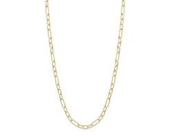 Mori Gold Filté collier 4,4 mm de large, Closed-for-Ever, maillon rond, style Figaro rempli d'or 1/20