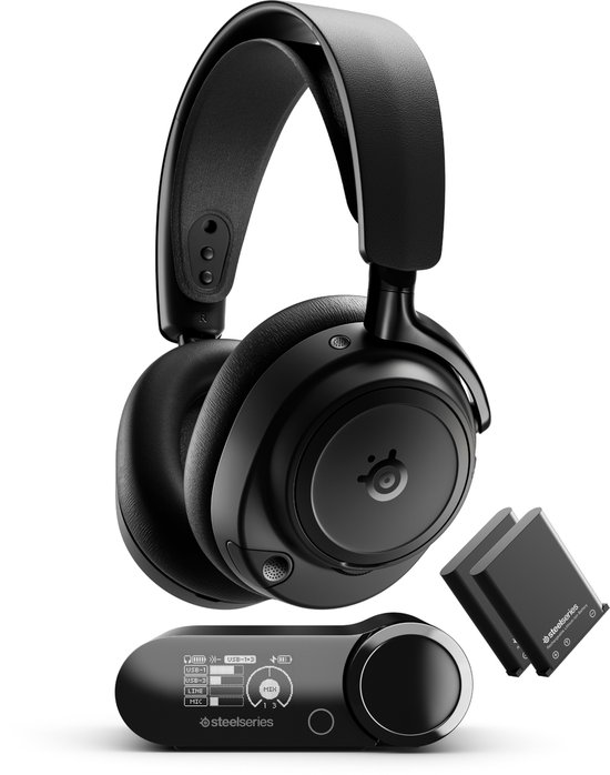 Steelseries Arctis Nova Elite - Hi-Res Wireless Certified Gaming Headset - Black