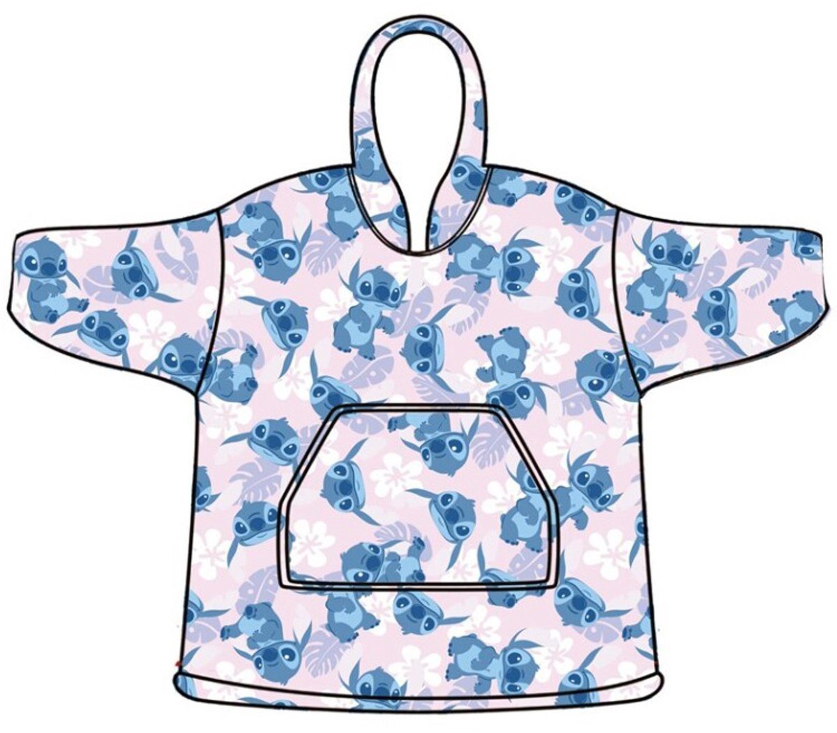 Disney Lilo & Stitch Hoodie - One Size Volwassen - Polyester
