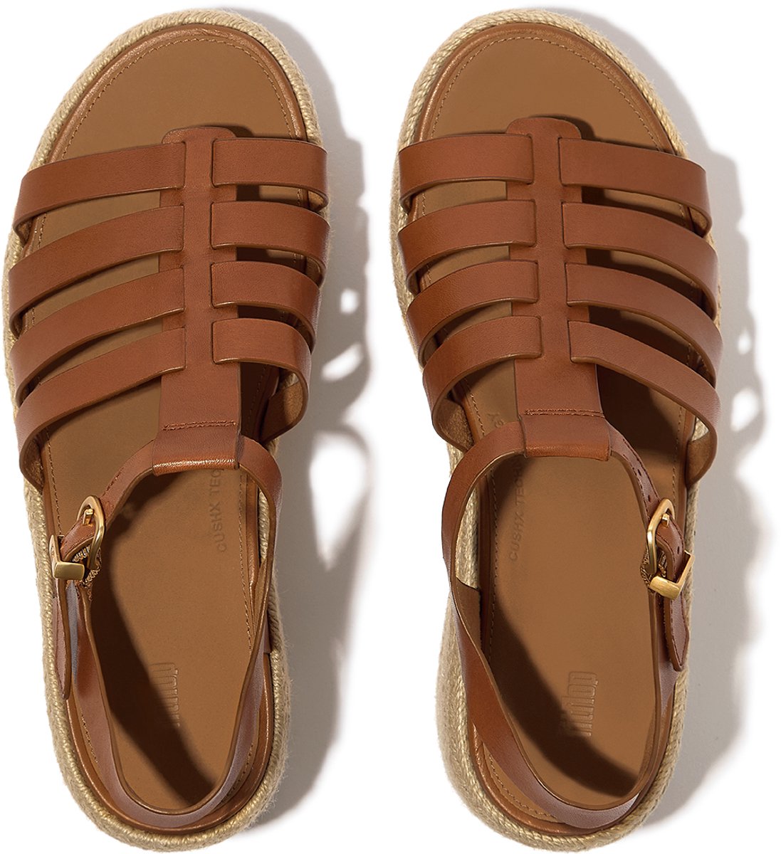 Fitflop Fisherman Wedgesandalen Vrouw Bruin