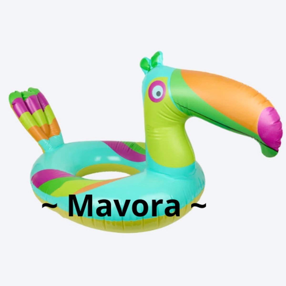 ~ Mavora ~ Opblaasbare Zwemring Toekan 148 cm x 80 cm