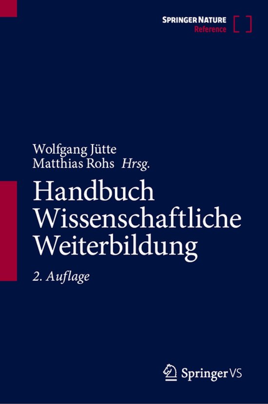 Handbuch Wissenschaftliche Weiterbildung - cover