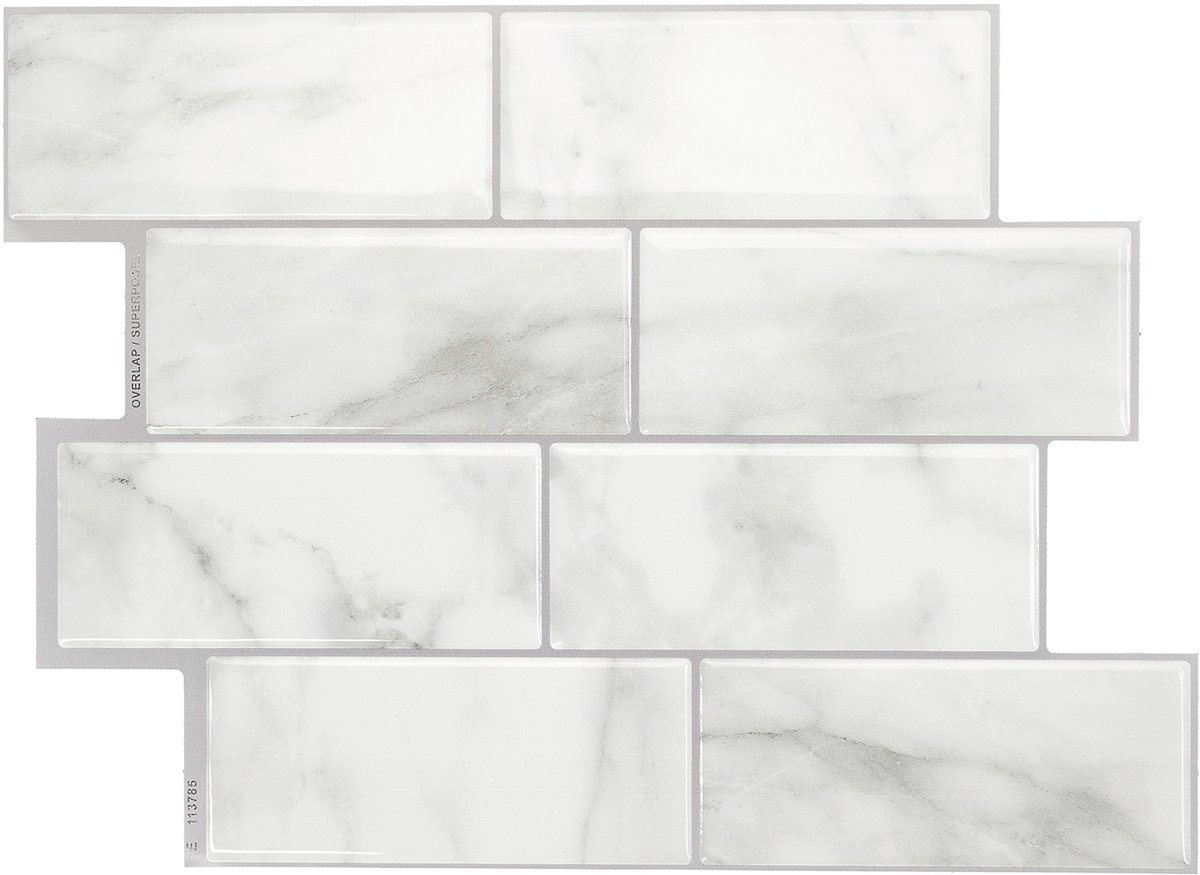 Smart Tiles Zelfklevende keuken achterwand voor keuken en badkamer Metro 4 29,34x21,28 cm