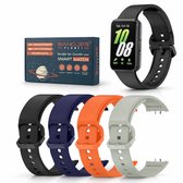 Set van 4 Bandjes Geschikt voor Samsung Galaxy Fit3 / Fit 3