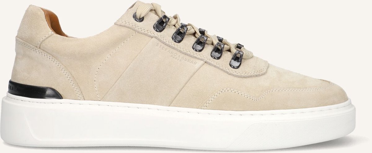 STEFANO LAURAN Star 003 Sneakers - Suède - Heren - Beige - Maat 42
