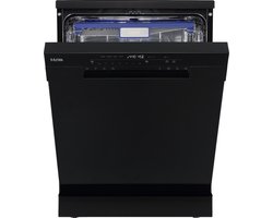 ETNA VWV640ZWA - Vrijstaande vaatwasser - Zwart - 60 cm - Energieklasse A - 14 couverts - 8 programma's - Uitgestelde start - LED binnenverlichting